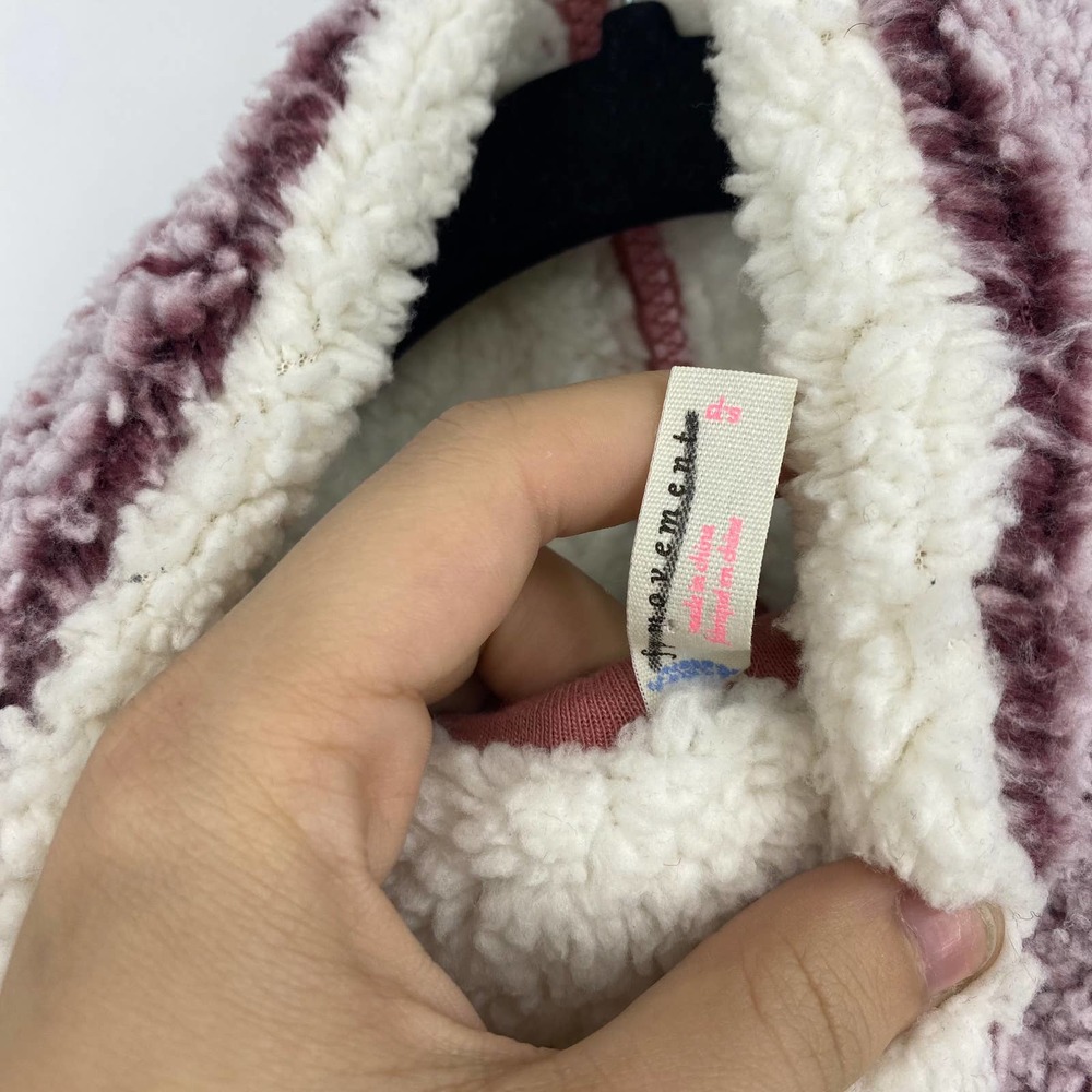 Free People Movement Pink Sherpa Pullover Coat - Picture 7 of 11